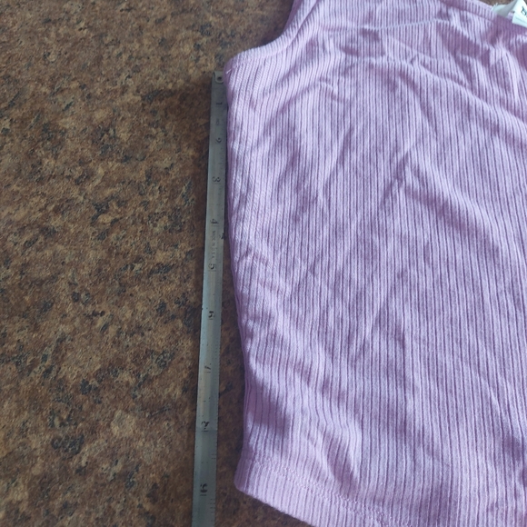 bp One-Shoulder Rib Tank Top cropped - Picture 9 of 10